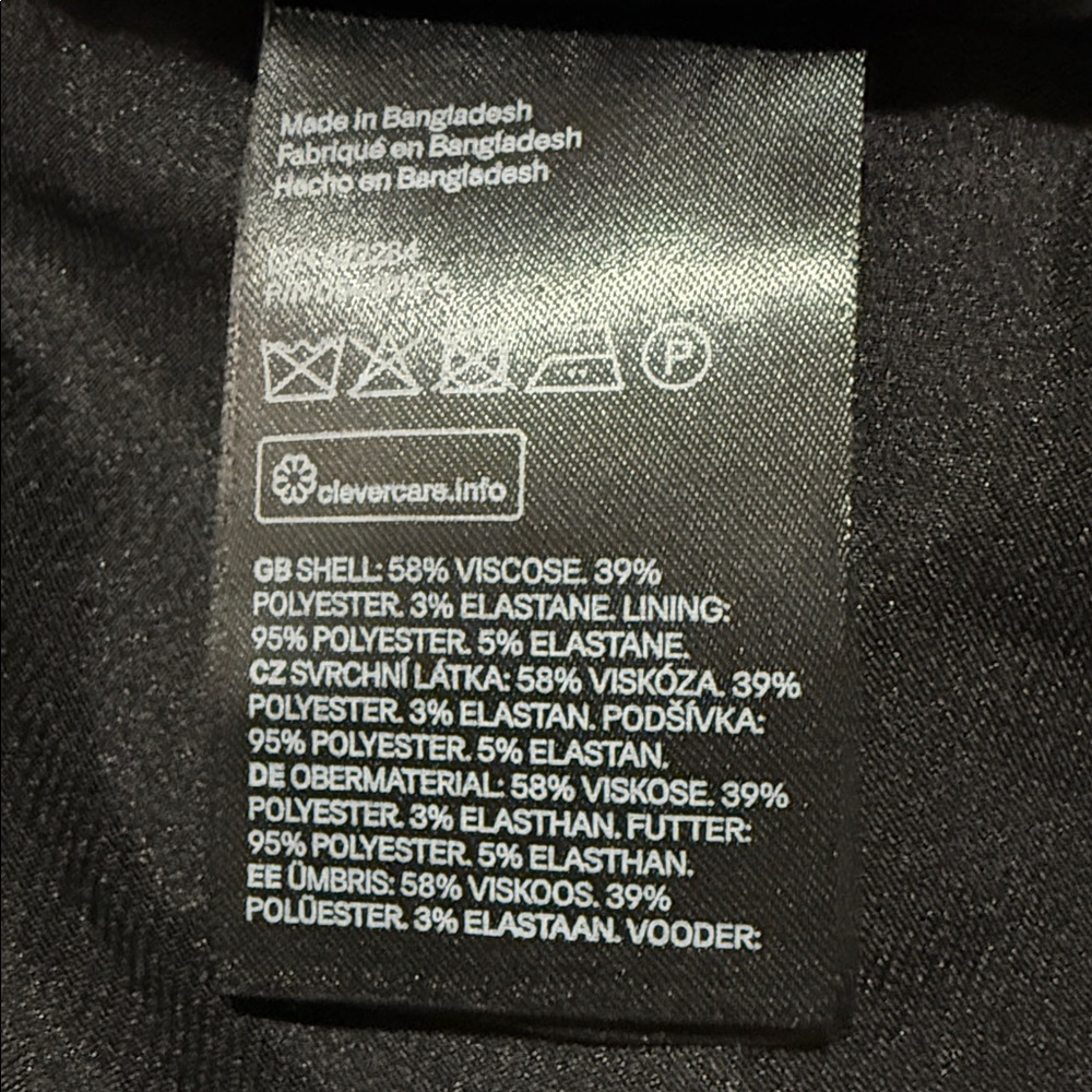 H&M Classic Black and Gray Blazer - Picture 11 of 11